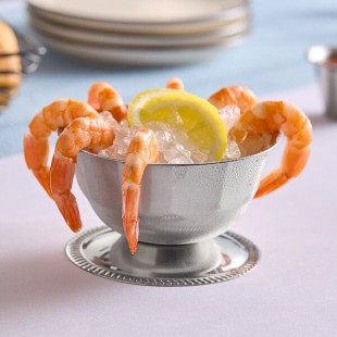 Vollrath 46701 16 oz. Seafood Supreme Paneled Stainless Steel Bowl with Gadroon Base Vollrath 46701 16 oz. Seafood Supreme Paneled Stainless Steel Bowl with Gadroon Base