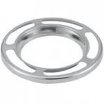 Vollrath 46701 16 oz. Seafood Supreme Paneled Stainless Steel Bowl with Gadroon Base