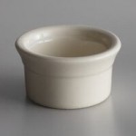 Libbey 950027747 Casablanca 5 oz. Cream White Small Welsh Porcelain Rarebit - 24/Case