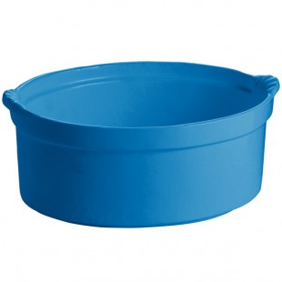 TableCraft CW3000SBL 3.5 Qt. Sky Blue Shell Casserole Dish