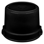 TableCraft CW1310BK 11 Qt. Black Cast Aluminum Bain Marie Soup Bowl