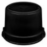 TableCraft CW1310BK 11 Qt. Black Cast Aluminum Bain Marie Soup Bowl
