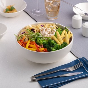 Ariane Prime 56.13 oz. Warm White Porcelain Bowl - 2/Case Ariane Prime 56.13 oz. Warm White Porcelain Bowl - 2/Case