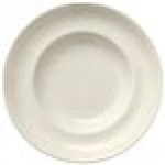 Libbey Porcelana Cream 56.5 oz. Cream White Wide Rim Rolled Edge Porcelain Pasta Bowl - 6/Case