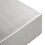 TableCraft SS4033 12 Qt. 18-8 Stainless Steel Straight Sided Rectangular Bowl - 20