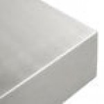TableCraft SS4033 12 Qt. 18-8 Stainless Steel Straight Sided Rectangular Bowl - 20