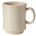 GET BAM-1454 BambooMel 4.5 oz. Rimmed Bowl - 48/Case