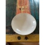 Luzerne Knit by Oneida 1880 Hospitality L6800000762 14 oz. Porcelain Deep Coupe Plate / Low Bowl - 24/Case