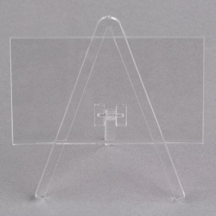 TableCraft 12006 Clear Acrylic Card Holder Easel - 2/Pack TableCraft 12006 Clear Acrylic Card Holder Easel - 2/Pack