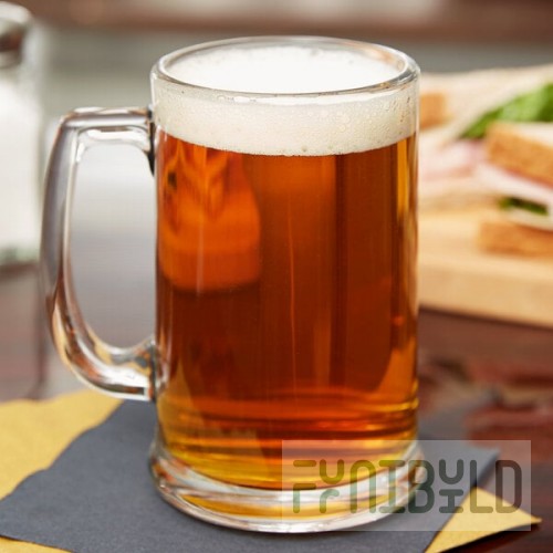 Libbey 5011 15 oz. Customizable Beer Mug - 12/Case