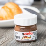 Nutella Hazelnut Spread .88 oz. Mini Glass Jar - 64/Case