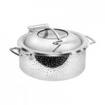 Eastern Tabletop Mini 6 Qt. Round Induction Chafer with Glass Cover 5986G Eastern Tabletop Mini 6 Qt. Round Induction Chafer with Glass Cover 5986G