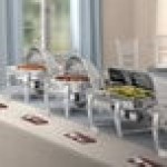 Acopa Heavy Weight 6.5 Qt. Round Dripless Stackable Stainless Steel Roll Top Chafer