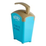 Heinz Keystone 1.5 Gallon Light Blue Plastic Countertop Ranch Pump Dispenser