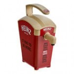 Heinz Keystone 1.5 Gallon Light Blue Plastic Countertop Ranch Pump Dispenser