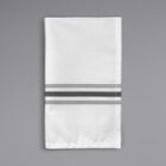 Oxford Super Blend Sage Green 100% Spun Polyester Bistro Striped Cloth Napkins 18 Oxford Super Blend Sage Green 100% Spun Polyester Bistro Striped Cloth Napkins 18