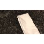 Intedge White 50/50 Polycotton Blend Cloth Napkins, 22