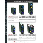 Dispense-Rite Black Polystyrene One-Size-Fits-All 2-Compartment Countertop Cup Dispenser SLR-S-2BT