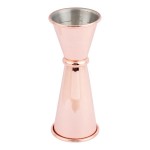 Barfly® M37002CP 25 mL & 50 mL (0.85 oz. & 1.7 oz.) Copper-Plated Japanese Style Jigger Barfly® M37002CP 25 mL & 50 mL (0.85 oz. & 1.7 oz.) Copper-Plated Japanese Style Jigger