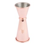 Barfly® M37002CP 25 mL & 50 mL (0.85 oz. & 1.7 oz.) Copper-Plated Japanese Style Jigger Barfly® M37002CP 25 mL & 50 mL (0.85 oz. & 1.7 oz.) Copper-Plated Japanese Style Jigger