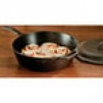 Lodge L10CF3 5 Qt. Pre-Seasoned Cast Iron Deep Skillet with Cover