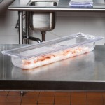 Vollrath 8052410 Super Pan® 1/2 Size Long Clear Polycarbonate Food Pan - 2 1/2