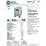 Hoshizaki WR27B Steelheart Series 27