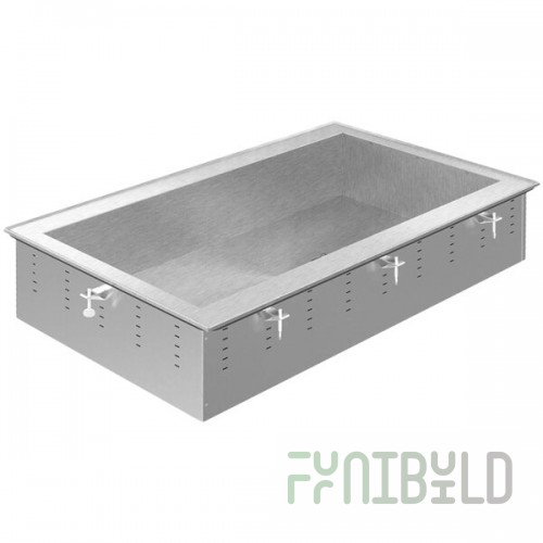 Vollrath 36442R Three Pan Standard Remote Drop In Refrigerated Cold Food Well