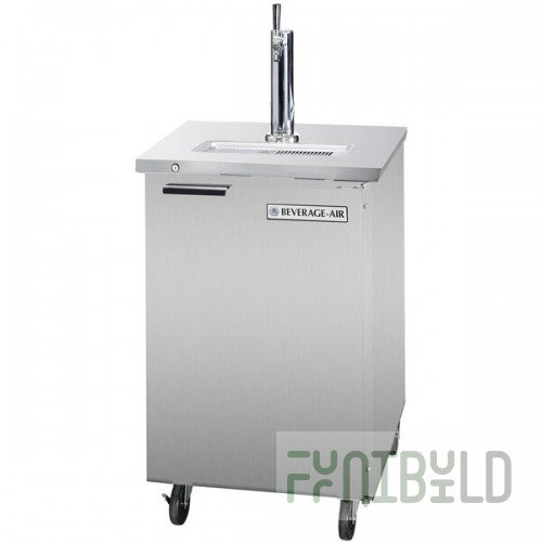 Beverage-Air DD24HC-1-S-WINE Single Tap Kegerator Wine Dispenser - Stainless Steel, (1) 1/2 Keg Capacity