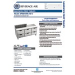 Beverage-Air SPED72HC-10-6 Elite Series 72 Beverage-Air SPED72HC-10-6 Elite Series 72