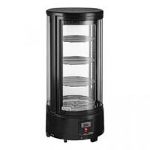 Avantco CRR-2-HCW White Countertop Rotating Refrigerated Cake Display