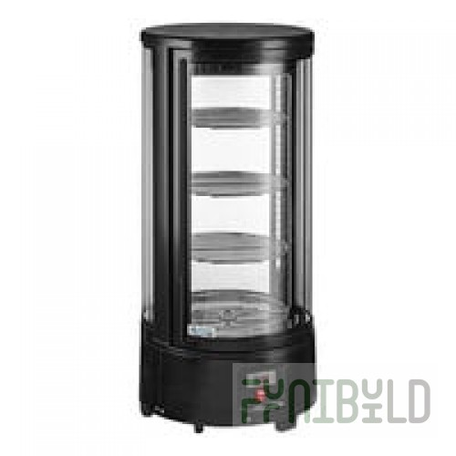 Avantco CRR-2-HCW White Countertop Rotating Refrigerated Cake Display