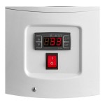 Avantco CRR-2-HCW White Countertop Rotating Refrigerated Cake Display