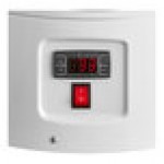 Avantco CRR-2-HCW White Countertop Rotating Refrigerated Cake Display
