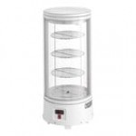 Avantco CRR-2-HCW White Countertop Rotating Refrigerated Cake Display