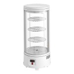 Avantco CRR-2-HCW White Countertop Rotating Refrigerated Cake Display