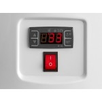 Avantco CRR-2-HCW White Countertop Rotating Refrigerated Cake Display