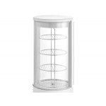 Avantco CRR-2-HCW White Countertop Rotating Refrigerated Cake Display