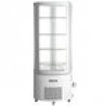 Avantco BCR-15-HC White Circular Glass Refrigerated Display Case Avantco BCR-15-HC White Circular Glass Refrigerated Display Case
