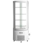 Avantco BCR-15-HC White Circular Glass Refrigerated Display Case Avantco BCR-15-HC White Circular Glass Refrigerated Display Case