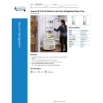 Avantco BCR-15-HC White Circular Glass Refrigerated Display Case Avantco BCR-15-HC White Circular Glass Refrigerated Display Case