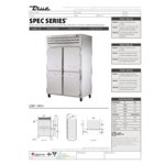 True STA2F-4HS-HC Spec Series 52 5/8 True STA2F-4HS-HC Spec Series 52 5/8