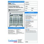 Continental Refrigerator 3RNGD 78