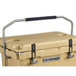 CaterGator CG20SPB Beige 20 Qt. Rotomolded Outdoor Cooler / Ice Chest