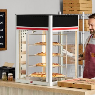 Hatco FSDT-2 Flav-R-Savor Tall Two Door Holding and Display Cabinet with Four Tier Circle Rack and Motor Hatco FSDT-2 Flav-R-Savor Tall Two Door Holding and Display Cabinet with Four Tier Circle Rack and Motor