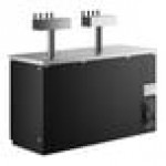 Avantco UDD-60-HC (2) Four Tap Shallow Depth Kegerator Beer Dispenser - Black, (2) 1/2 Keg Capacity Avantco UDD-60-HC (2) Four Tap Shallow Depth Kegerator Beer Dispenser - Black, (2) 1/2 Keg Capacity