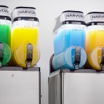 Narvon SM3 Triple 3 Gallon Pourover Granita / Slushy / Frozen Beverage Machine - 115V Narvon SM3 Triple 3 Gallon Pourover Granita / Slushy / Frozen Beverage Machine - 115V