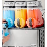 Narvon SM3 Triple 3 Gallon Pourover Granita / Slushy / Frozen Beverage Machine - 115V Narvon SM3 Triple 3 Gallon Pourover Granita / Slushy / Frozen Beverage Machine - 115V