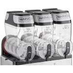 Narvon SM3 Triple 3 Gallon Pourover Granita / Slushy / Frozen Beverage Machine - 115V Narvon SM3 Triple 3 Gallon Pourover Granita / Slushy / Frozen Beverage Machine - 115V