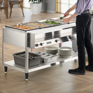 Vollrath 38004 ServeWell® Electric Four Pan Hot Food Table 120V - Sealed Well Vollrath 38004 ServeWell® Electric Four Pan Hot Food Table 120V - Sealed Well